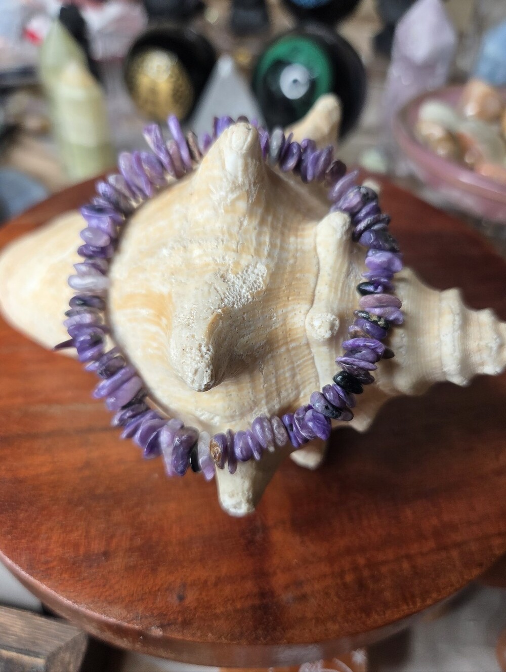 Charoite Strecth Bracelet 7.5 (Transformation - Picture 4 of 5
